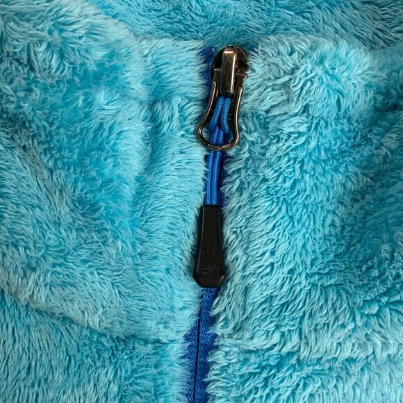 The North Face Womens XL Turquoise Blue Full Zip Fleece Full Zip Jacket - Picture 3 of 13
